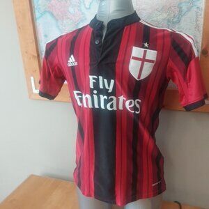 AC Milan 2015 Adidas Men's Football Jersey Size Small
